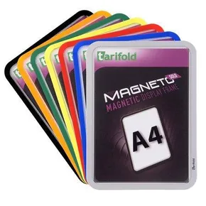 Prezentációs tok Magneto Solo, fekete, mágneses, A4, TARIFOLD